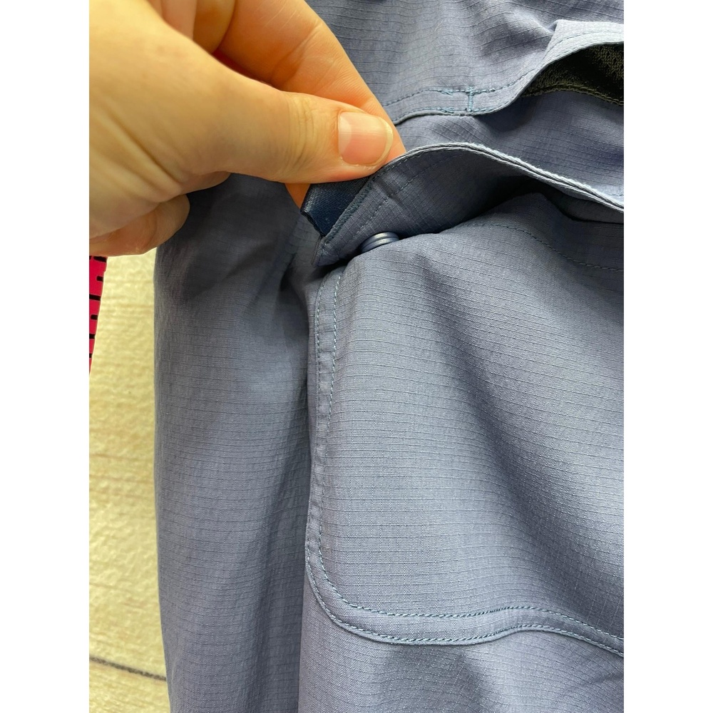 Marmot Womens Blue Lightweight Hiking Pants Snap Capri Length‎ Pocketed XXL 14 - Picture 10 of 14